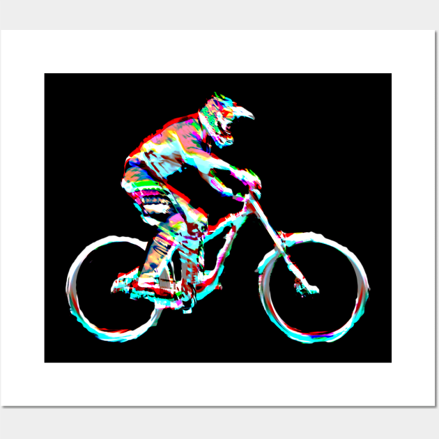 downhill mtb Wall Art by rickylabellevie